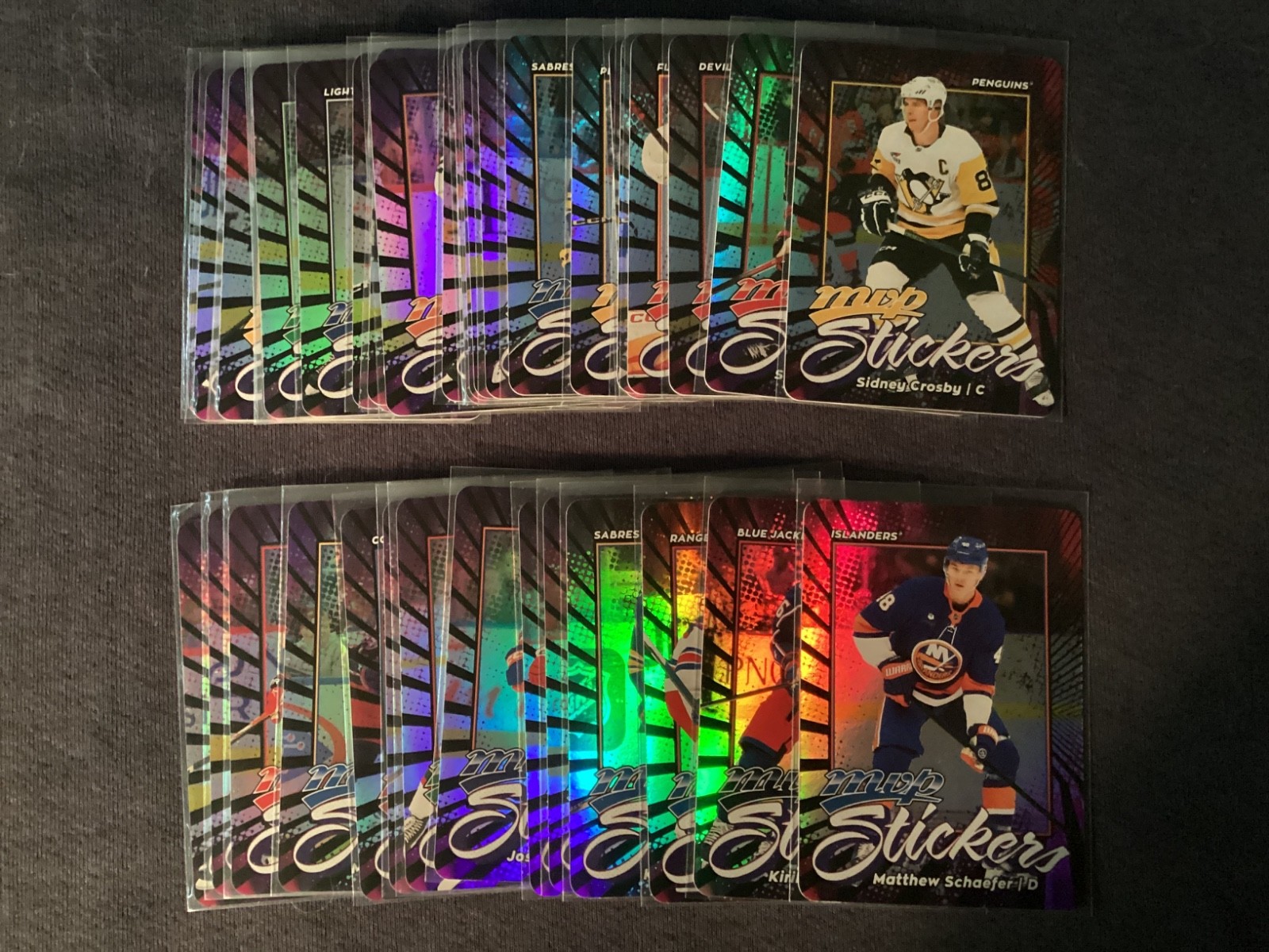 2026-27 Upper Deck MVP  ‘STICKERS’ Insert Hockey Cards.  You Pick From List.