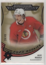 2020-21 Upper Deck Ultimate Collection Introductions Gold 28/49 Alec Regula 0t0g