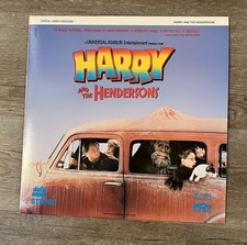 Harry And The Hendersons 1987 Laser Disc MCA Home Video Laserdisc John Lithgow