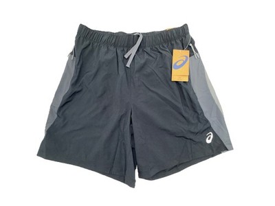 $35 ASICS Men's  Color Blocked Unlined Mesh Vent Shorts 7'' - Black -Large -New