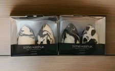 Lot Of 2 - Sonia Kashuk Marble Latex-Free Makeup Blender Duo Sponges Brand New