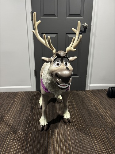Disney Frozen 2 Playdate Ride-On Sven Reindeer Child Size Toy makes Sounds