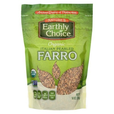 Natures Earthly Choice Italian Pearled Farro, 14 Ounce