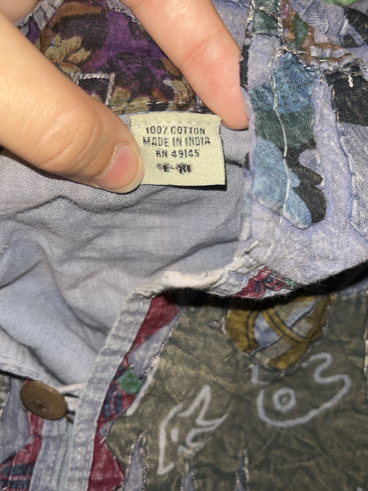 Vintage Elephant Patchwork coat - image 5