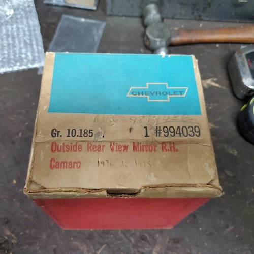 NOS GM 994039 1970-75 Camaro Passenger MIRROR ASSEMBLY KIT ACCESSORY 994039