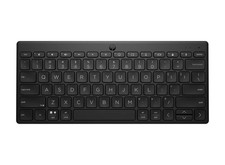 HP 350 Compact Black Bluetooth Multi-Device Keyboard - Up To 2 Years Battery
