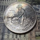 1985 Engelhard 1/4 oz. Silver American Prospector 🇺🇸