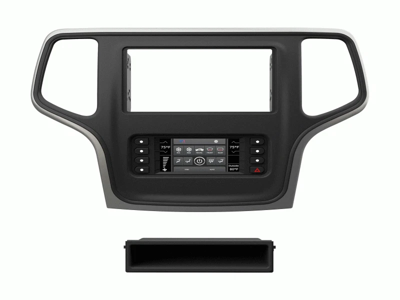 Metra 99-6536S DDIN Black Stereo Dash Kit for 2014-2017 Jeep Grand Cherokee Foto 4 de 4