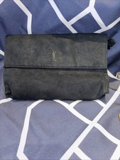 YSL Black Vintage Clutch Bag Vintage 1960 Yves Saint Lauren