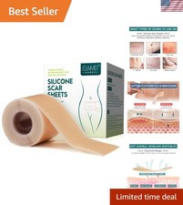 Medical-Grade Silicone Scar Tape Roll - 120 x 1.6 for All Scar Types