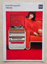 Dual - Dual Phonoger&auml;te Programm 1968/69 - Vintage HiFi Katalog