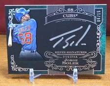 2015 Topps Five Star Silver Signatures #06/15 Jorge Soler #SS-JS Rookie AUTO RC