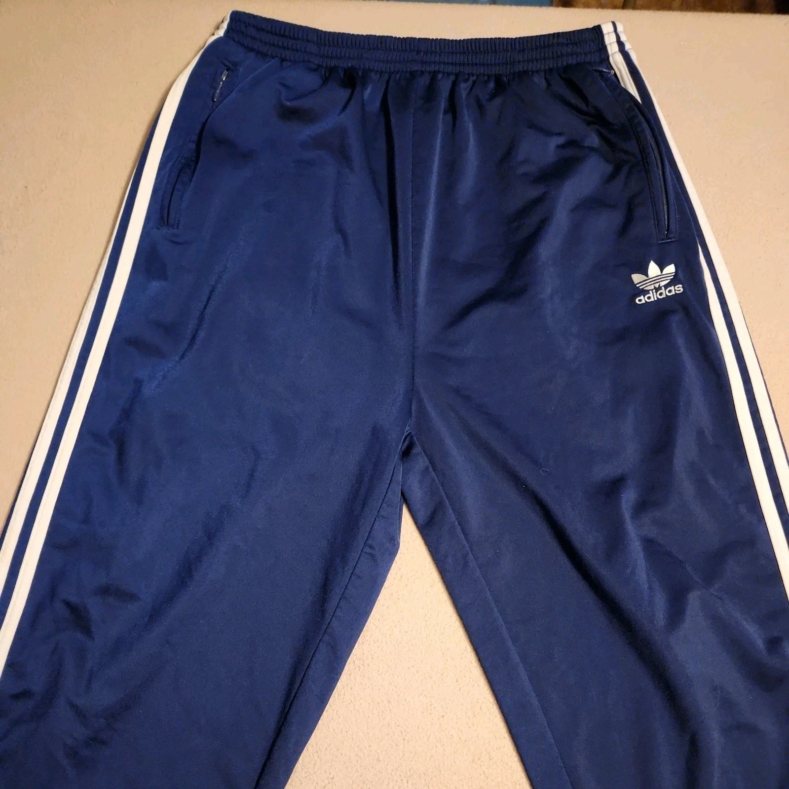 Vintage Adidas Pants Mens XL Breakaway Track Basketball Snap Y2K 3 Striped
