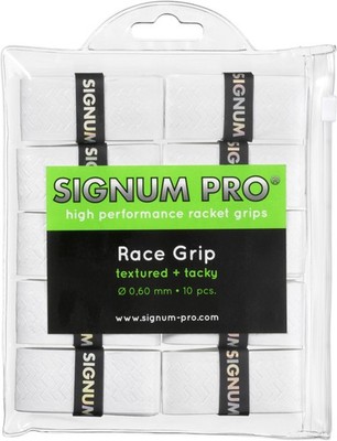 SIGNUM PRO Race Grip OVERGRIP ( 10er Pack ) weiß