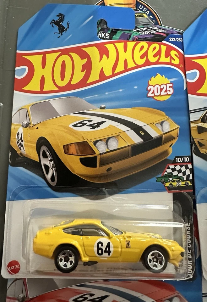 Hot Wheels Ferrari Mainlines 2025 - Lote de 6 - SF90 | F40 | 365 GTB4 amarillo, rojo Foto 2 de 4