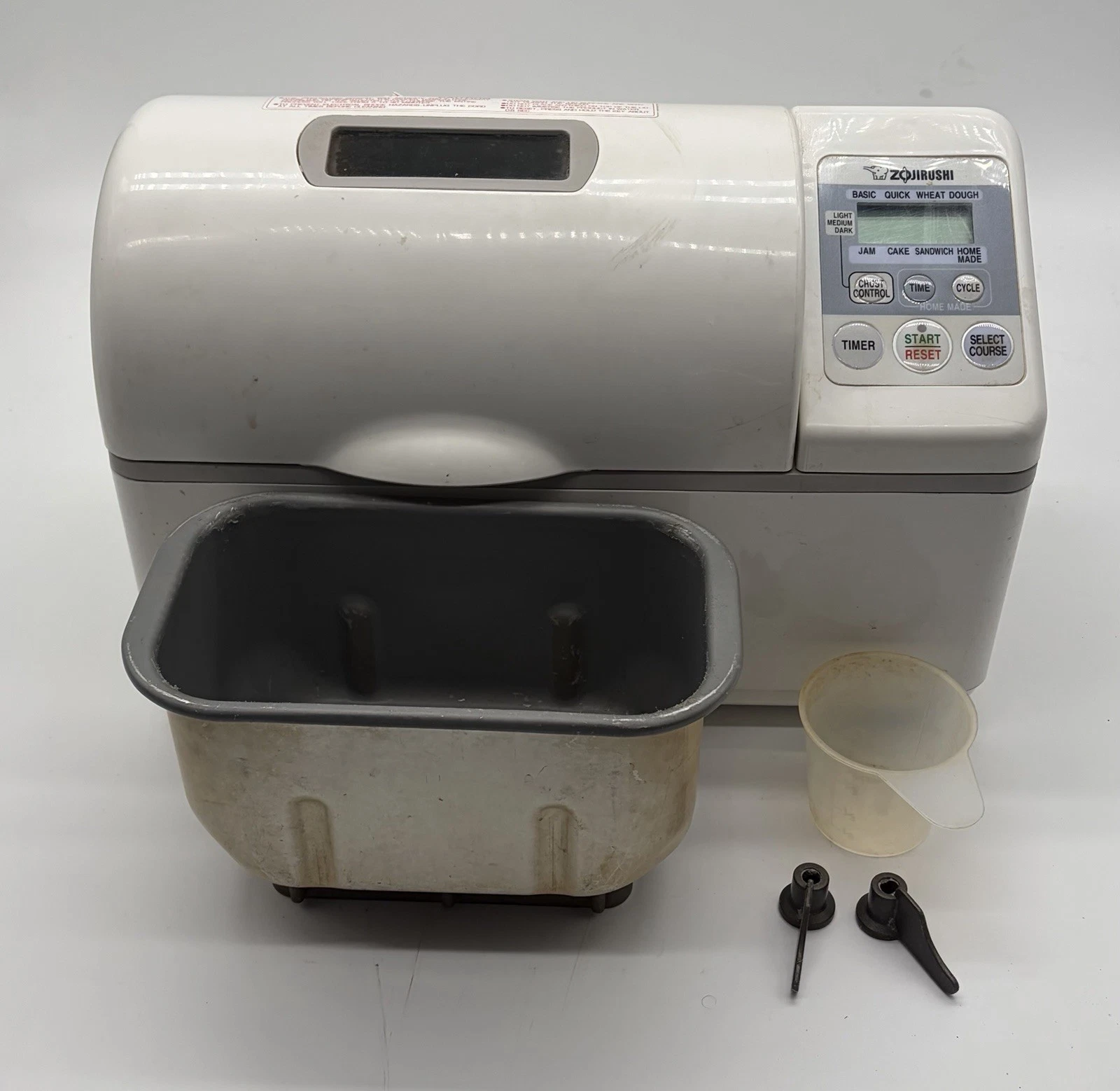 ZOJIRUSHI Breadmaker BBCC-V20 Home Bakery Traditional w/ Pan & Paddles
Opens in a new window or tab