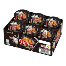 Samyang Buldack Hot Chicken Flavour Ramen Cup Stir-Fried Noodle Spicy Pack 6x70g