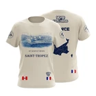 Saint Tropez France Vintage Graphic T-Shirt / Premium Travel Mediterranean Shirt