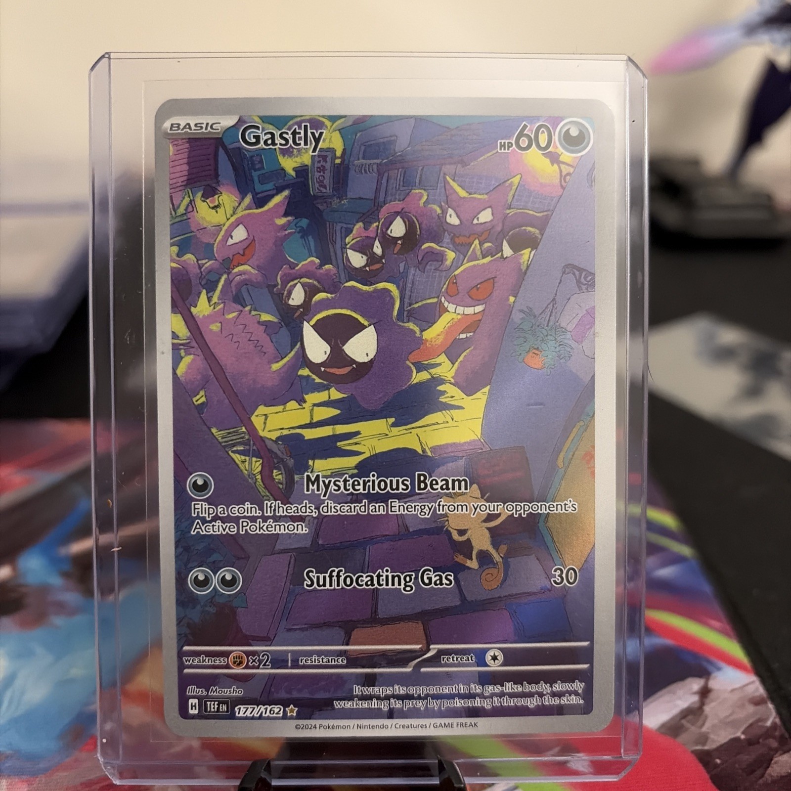 Pokemon Gastly 177/162 Temporal Forces TEF
