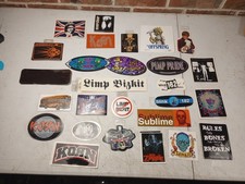 Vintage Lot Of 80 Rock And Roll Metal Punk 90s 2000s Stickers Korn Limp Bizkit