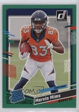 2023 Panini Donruss Rated Rookie Press Proof Green Marvin Mims #327 1j01