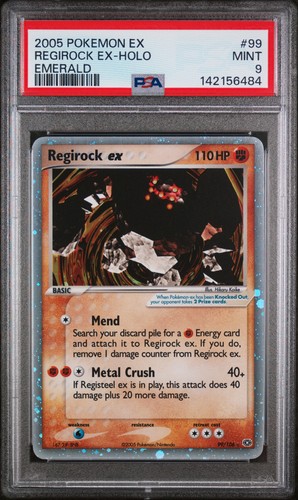 Regirock ex graded PSA 9 for sale on eBay