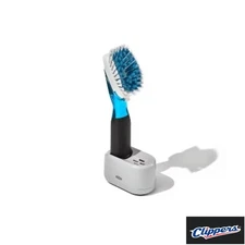 OXO Soap Dispensing Dish Brush Set: Nylon Scrub Brush for Multi-Surface Clean...