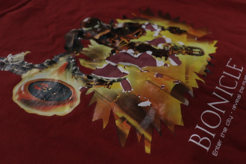 Camiseta Rara Colección Lego/Bionicle Hero Beast 9-10 y DAÑADA Foto 3 de 4