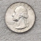 1960 D Washington Quarter Almost Uncirculated 90% Silver 25C FREE SHIPPING