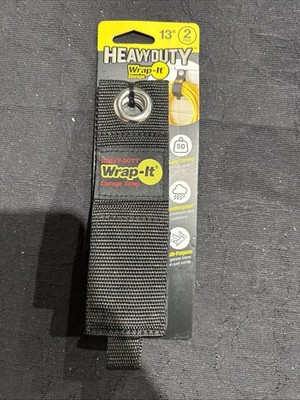 Wrap-It Heavy Duty Storage Strap Hook and Loop 13 Inch.  2 Straps