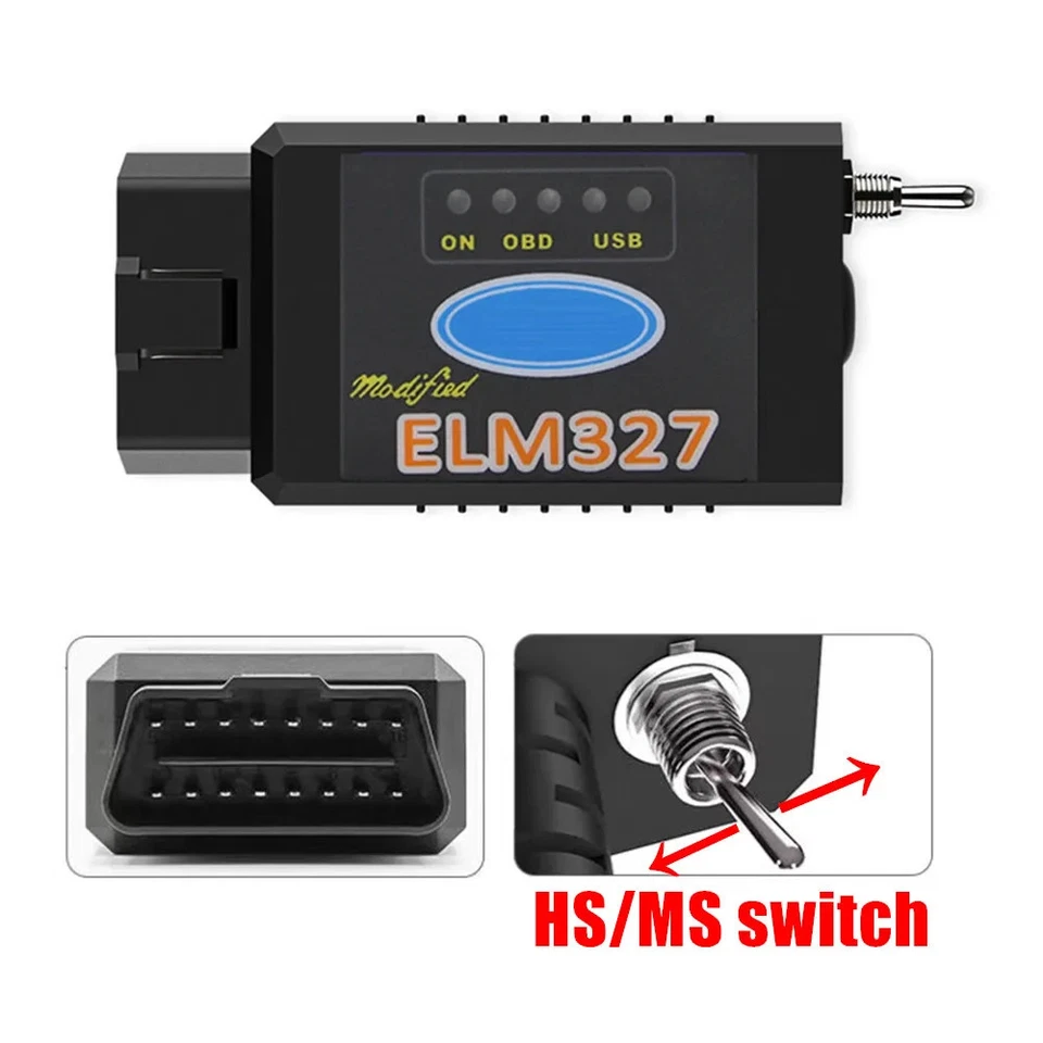 With Switch Code Scanner OBD2 Bluetooth Elm327 WIFI for Ford Forscan Diagnostic  - Image 4 of 4