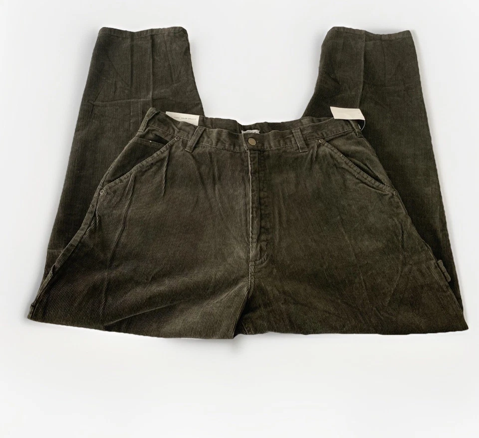 Pantalones de pana marrón oscuro Bert Pulitzer Collector’s Edition 36 X 30 para hombre Foto 4 de 4