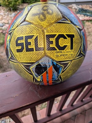 SELECT BRILLIANT SUPER TB HI-VIS SOCCER BALL SIZE 5 EXCELLENT CONDITION