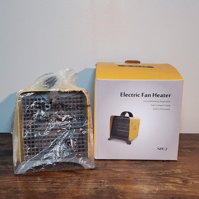 iSiLER NPE 2 1500W Ceramic Space Heater Adjustable Thermostat Portable Electric