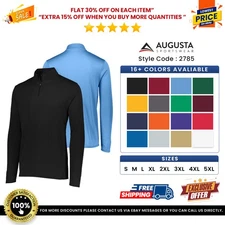 Augusta Sportswear 2785 Mens Attain Performance Long Sleeve Quarter-Zip Pullover