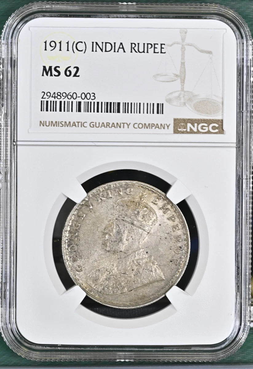 25+ MS 62 Graded British Indian Coins for sale | Updated Oct 2026
