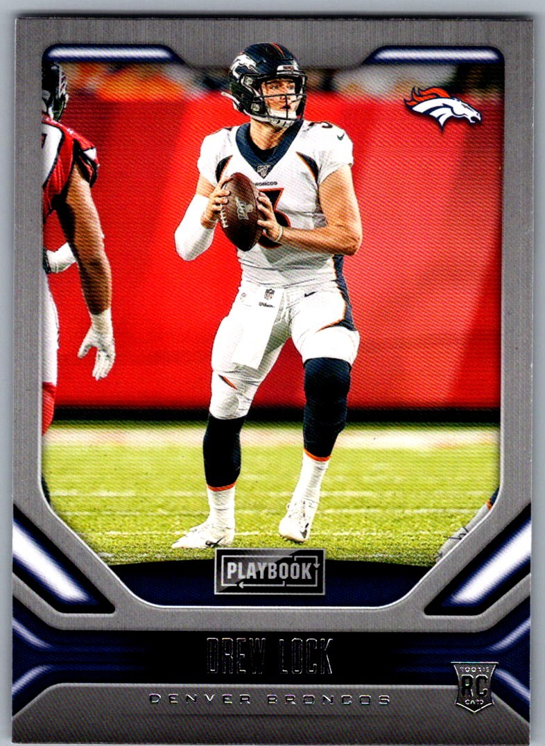 2019 Panini Playbook Drew Lock Rookie Denver Broncos #103