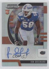 2020 Panini Prizm Draft Picks Rookies Silver Jon Greenard #236 Auto 2d7
