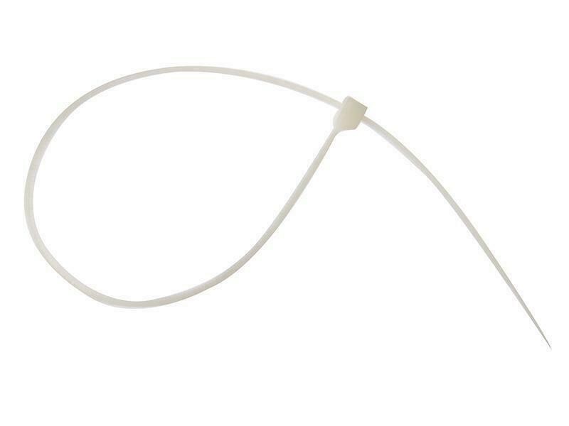 Forgefix Cable Tie Natural/Clear 8.0 X 450Mm (Bag 100) FORCT450N
