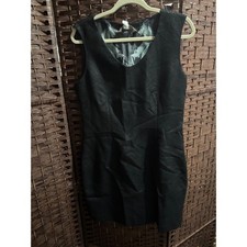 Yumi Black Sleeveless Sheath Dress Textured Cocktail Party UK 14 US 8