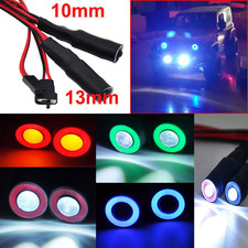 SCX10 RGB Angel Devil Eyes Headlights 10-22mm - Universal RC Crawler LED Light