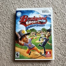 Atari Backyard Sports: Sandlot Sluggers (Wii) Complete Manual Multiplayer E NTSC