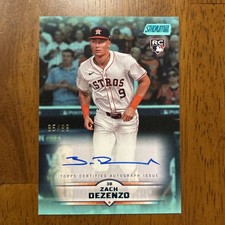 Zach Dezenzo Teal Auto /99 SCBA-ZD 2025 Topps Stadium Club Houston Astros RC