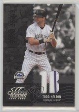 2005 Leaf Century Collection Materials Die-Cut Position /250 Todd Helton HOF 1o3
