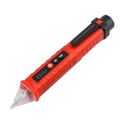 Spannungsprüfer Stift, LED Licht elektrische Sonde, Hochpräziser Detektor, rot