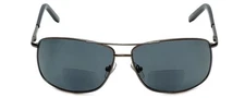Corinne McCormack Jordan Gun Metal&Grey Bi-Focal Reading Sunglasses CHOOSE POWER