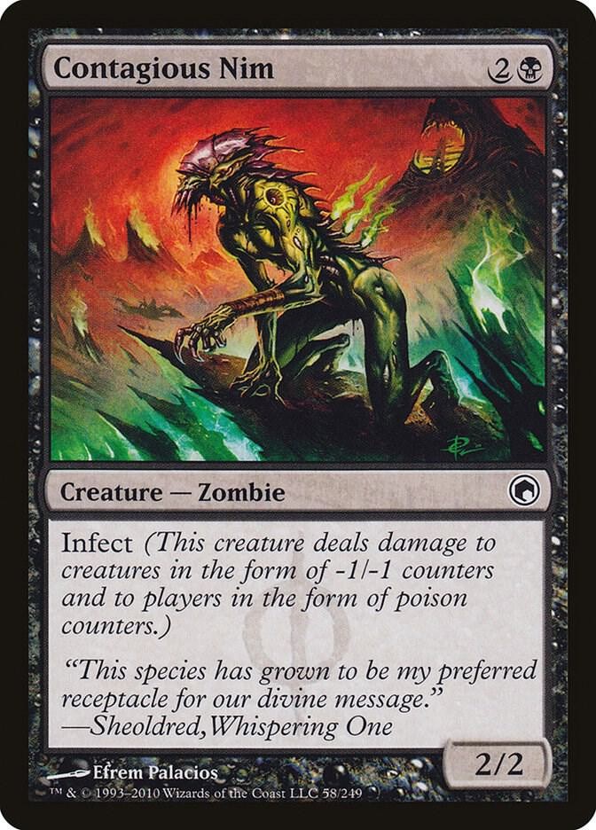 Contagious Nim 58 Common Scars of Mirrodin Magic: The Gathering Near Mint