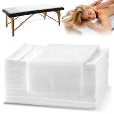 Spa Bed Sheets Disposable Massage Table Set, 30 Pcs Massage Sheets Cover Non-Wov