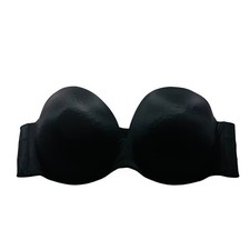 Cacique Strapless Underwire Bra Size 44DDD Black