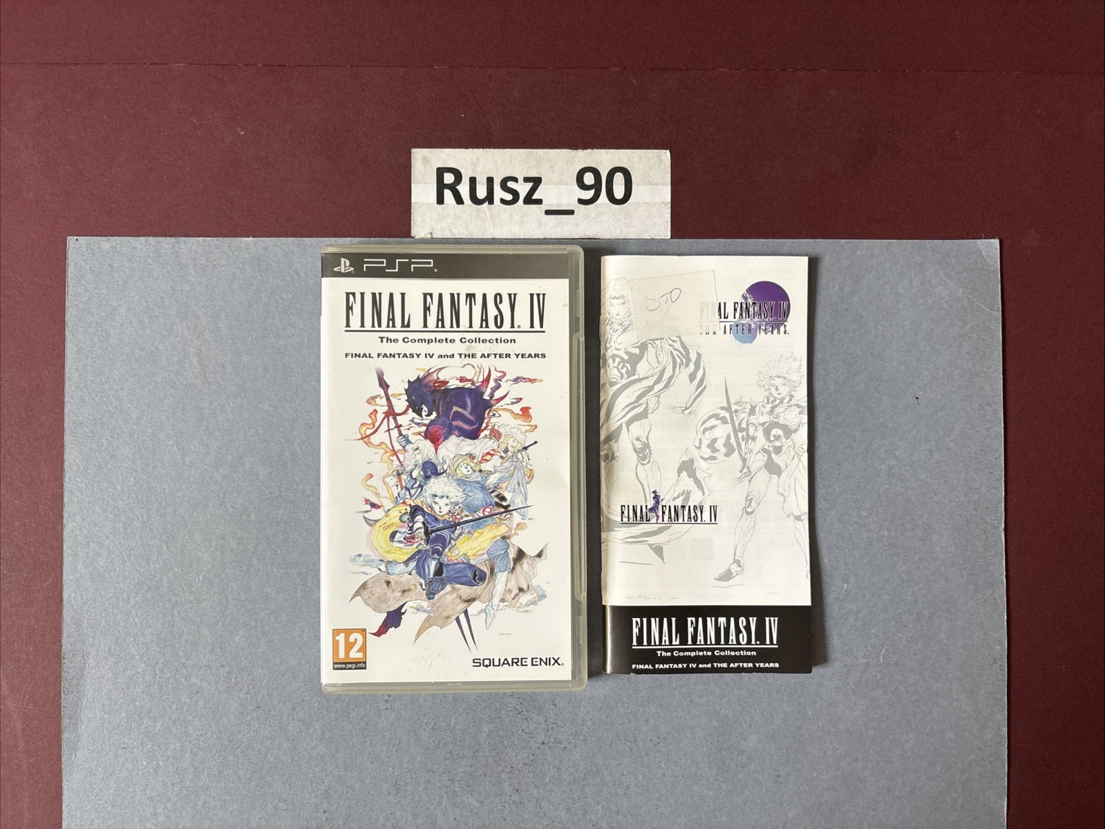 Final Fantasy IV: The Complete Collection PSP With Manual UK PAL VG COND CIB